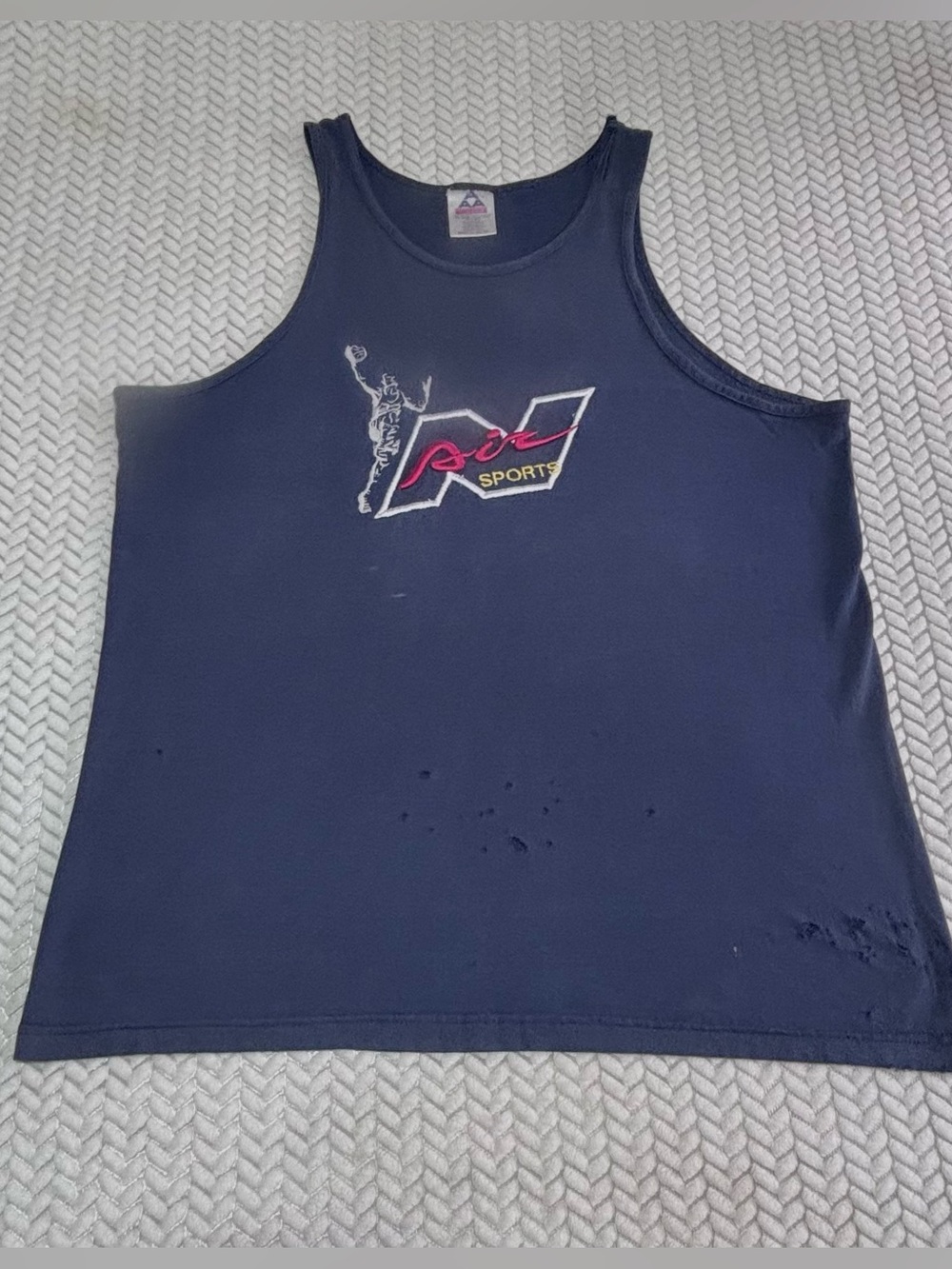 Vintage 90’s  AND1 Nike Embroidered “Boot” Tank!